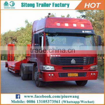 Standard Lowboy Trailer Dimensions Cheap Price Heavy Duty Low Boy Semi Trailer photo-6