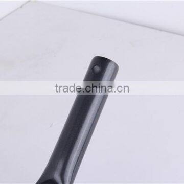 Black Flat Bottom Signle Handle Coating Carbon Steel Cooking Wok