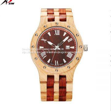 New Fashion Quartz Watch Popular Distribution to Europe and North America Unisex Wooden Watch