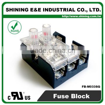 FB-M033SQ Equal To Bussmann 600V 30 Amp 3 Pole 10x38 Midget Fuse Box