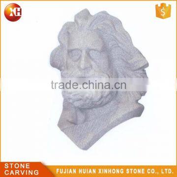 Custom Park Famous Stone Human Head Sculpture