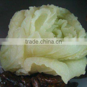 Hand Carved White Marble Cabbage