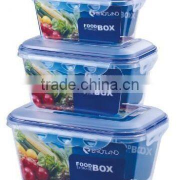 plastic fresh keeping box 3pcs set