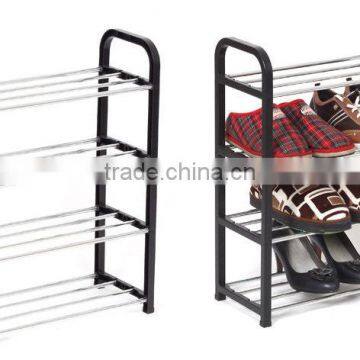 N282 Shoe Storage Cabinet Plastic + Metal Shoe Rack photo-4