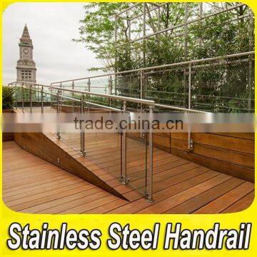 304 316 Modern Stainless Steel Outdoor Metal Handrail for Steps