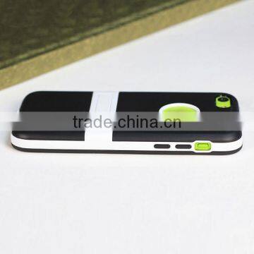 TPU color phone protective case with bracket for iPhone5C