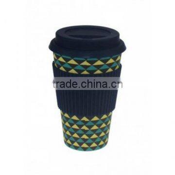 14oz Bamboo Fiber to-go Coffee Cup with FDA and LFGB certificate