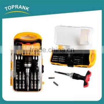 28pcs T-handle Ratchet Screwdriver Set, ratchet screwdriver bit set