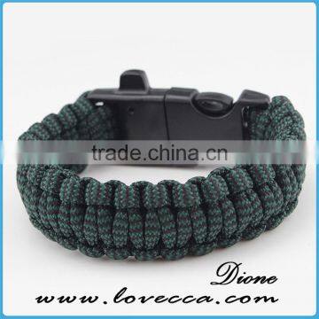2016 Custom With Flint Fire Starter Survival Paracord Bracelet With Logo photo-5