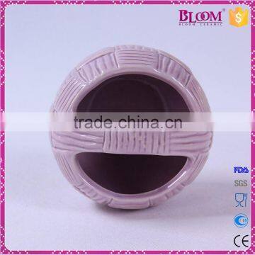 Fashion Style Purple Ceramic Bathroom Accessories photo-5