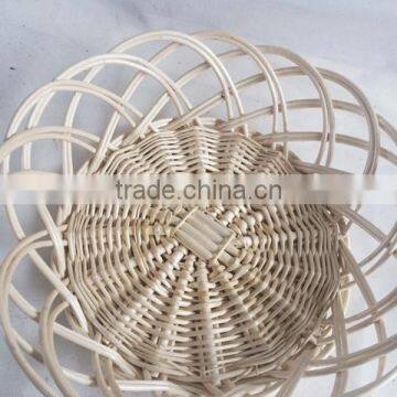 Sets Decorative Disposable Wicker Round Basket Tray photo-3