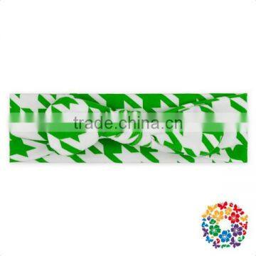 Animal Printed White Elastic Baby Knot Headband photo-6