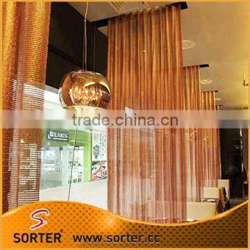 2017 Newly Design Metallic Fabric Sequin Cloth Curtains