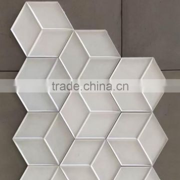 Hexagon concrete tiles tips dining room deco Honeycomb Mosaic concrete tiles