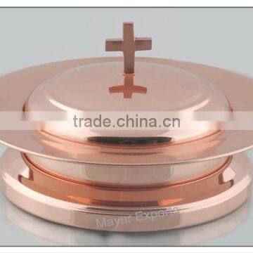 Stainless Steel Bread Plate Set- Copper Plated