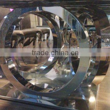 A8068 Stainless Steel Artwork Dining Room Table photo-3