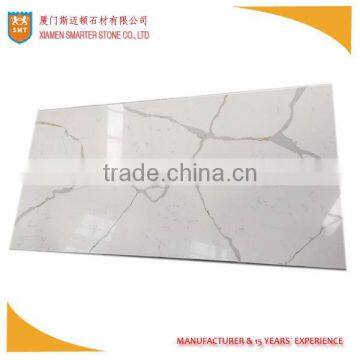 Precut Artificial Quartz Slab for Kitchen Countertop