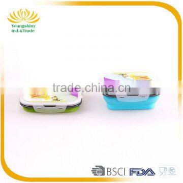 Eco-friendly Silicone Collapsible Lunch Box photo-5