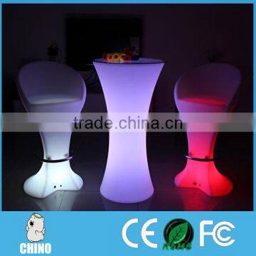 China PE High Level Remote Control LED Coffee and Cocktail Table photo-2