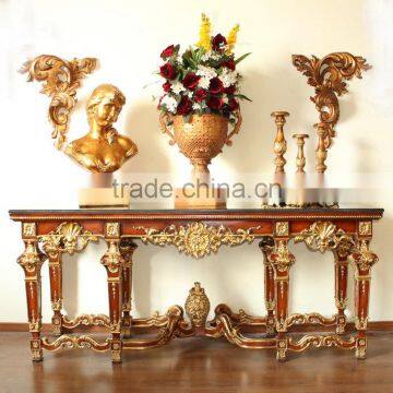 Living Room Furniture Sets Luxury Console Table with Decortaive Mirror
