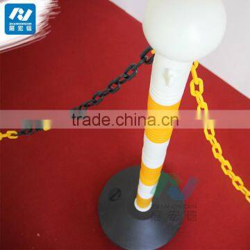 plastic chain barrier/plastic stanchion