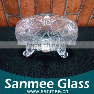 Small Size Butterfly Patterns Glass Ice Cream Cups photo-3