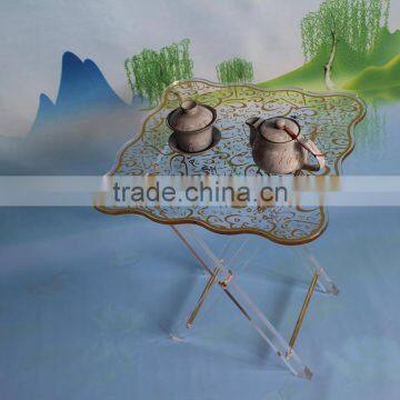 Cheap Price Collapsible Acrylic Tea Tables Wholesale photo-3