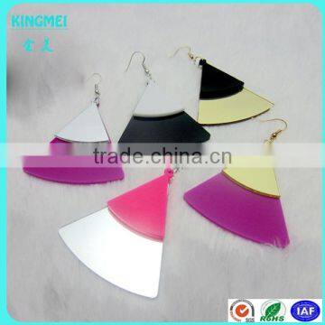 Modern Fashion Laser Cutting Mirror and Shining Acrylic Earring for Stage and Party photo-4
