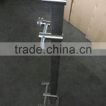 Frosted Glass Balcony Balustrade/Stainless Steel Handrail photo-2