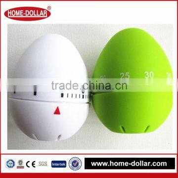 1 hour/60 minute egg shaped digital unique mechanical kitchen timer wholesale with magnet