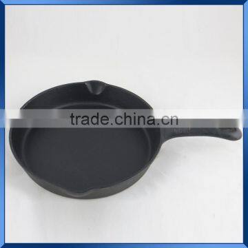 Preseasoned coating cast iron frying pan