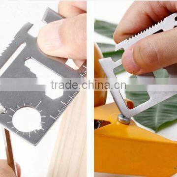 Hot Multifunction Stainless Steel Outdoor Camping Knife Card Tool Camping Knife for Self-defense Portable Credit Card photo-6
