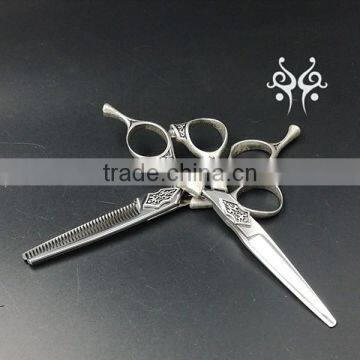 QJ-HS145 Hair Dressing Scissors Without Hook Professional Barber Scissors photo-6