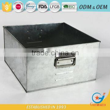 Homeware Galvanized Vintage High Quality Metal Coal Bucket