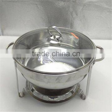 6L Popular Round Stackable Stainless Steel Buffet Chafing Dish photo-4