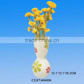 Attractive Mini Ceramic Vase With Decal Design