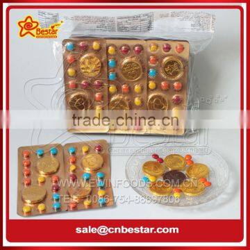 Gold Coin Chocolate And Chocolate Bean