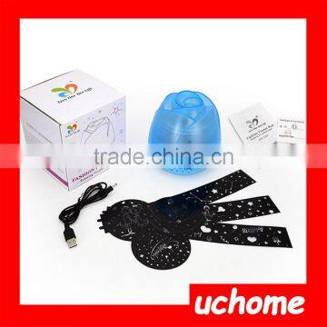 UCHOME 2016 Romantic Rotating Spin Led Night Light Projector Children Kids Baby Sleep Lighting Sky Star Master USB Led Projector photo-6