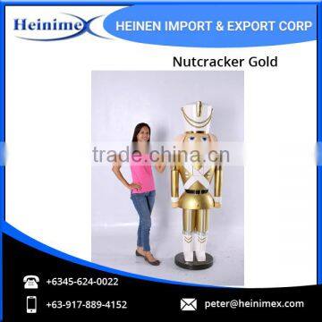 Decorative Nutcracker Gold Statue - Perfect Gift Option photo-6