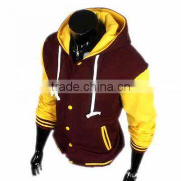 LETTERMAN JACKET HOODED