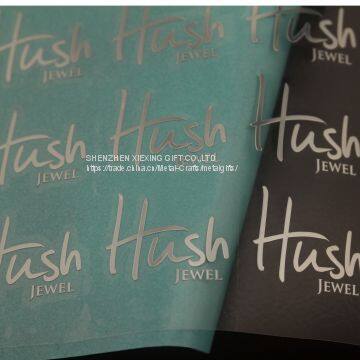 Custom Sliver Metal Logo Sunglasses Stickers photo-2