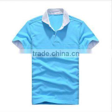 Men's Short-Sleeve Pique Polo Shirt,bright colour ,colour combination man polo shirt