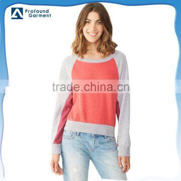 Women fashion crewneck raglan dolman sleeves hoodies sweatshirts.