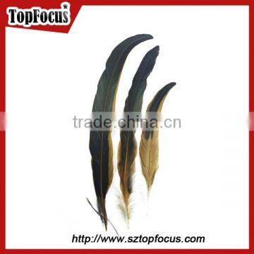 Lower Prices Artificial Dyed Rooster Coque Tail Wholesale Feathers Types photo-5
