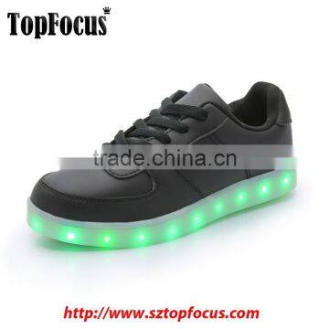 2015 New colorful mens flashing led light shoes