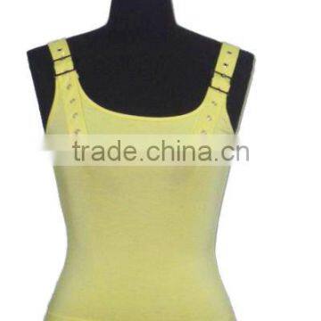 Women tank top with shoulder lop