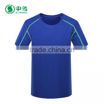 New Design Summer Outdoor Breathable 100% Polyester Mens Athletic Running T Shirt photo-3