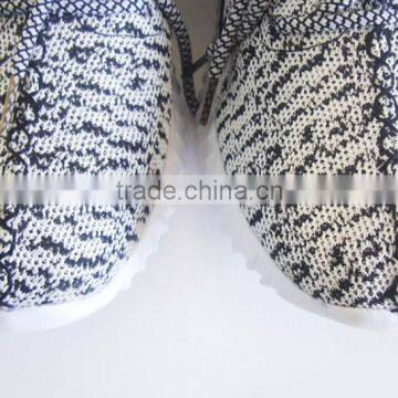 EVA Insole White and Black Mesh Upper Men Sport Shoes photo-3