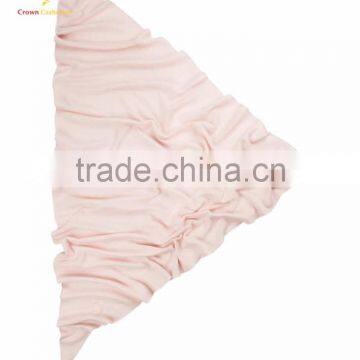 Triangle Solid Color Cashmere Silk Scarf photo-5