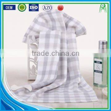 Wholesale Custom Plaid Design Hotel Towel Set photo-3
